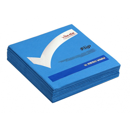 Lavette PVA Micro Bleu Non-Tissée Vileda 38 x 35 cm - Paquet de 5