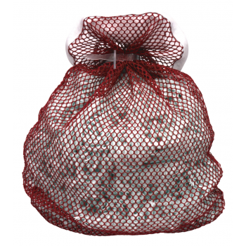 Filet de lavage rouge avec attache - 40 x 60 cm - unite