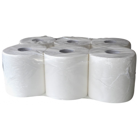 Papier dévidage central pure ouate "Ecolabel" 2 plis CELTEX - Paquet de 6 x 450 F