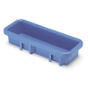 Behälter aus blauem Polypropylen 47 x 14 x 10 cm - Einzel