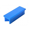 Cache plastique bleu pour base chariot - Unité