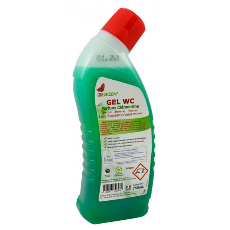 BIO110 Kalkenentferner gel Toilette ökolabel idegreen - karton mit 6 x 750 ml
