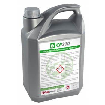 CP210 - Nettoyant sol désinfectant désodorisant ambiance - Bidon de 5 L