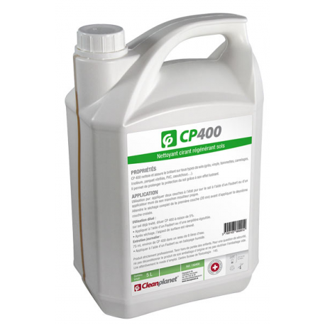 CP400 - Nettoyant cirant régénérant sol - Bidon de 5 L