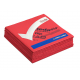 Lavette PVA Micro Rouge Non-Tissée Vileda 38 x 35 cm - Paquet de 5
