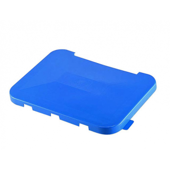 Couvercle bleu pour support de sac plastique 120 L - Unité