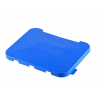 Couvercle bleu pour support de sac plastique 120 L - Unité