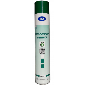 Désodorisant bactéricide menthol - Aérosol de 750 ml