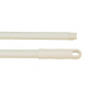 Manche fibre de verre alimentaire blanc 150 cm - diam 25 mm - Unité