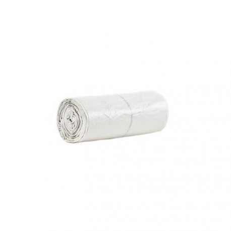 Sac déchets 18-22 L HDPE 6 μm transparent - Carton de 40 x 40
