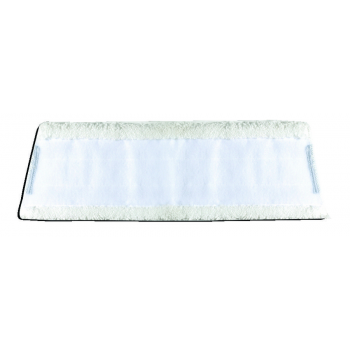 Frange velcro trapeze microfibre blanche 48/44 x 14,5 cm - unite