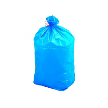 Sac à linge 110 L R-PE 30 μm bleu - Carton de 10 x 25