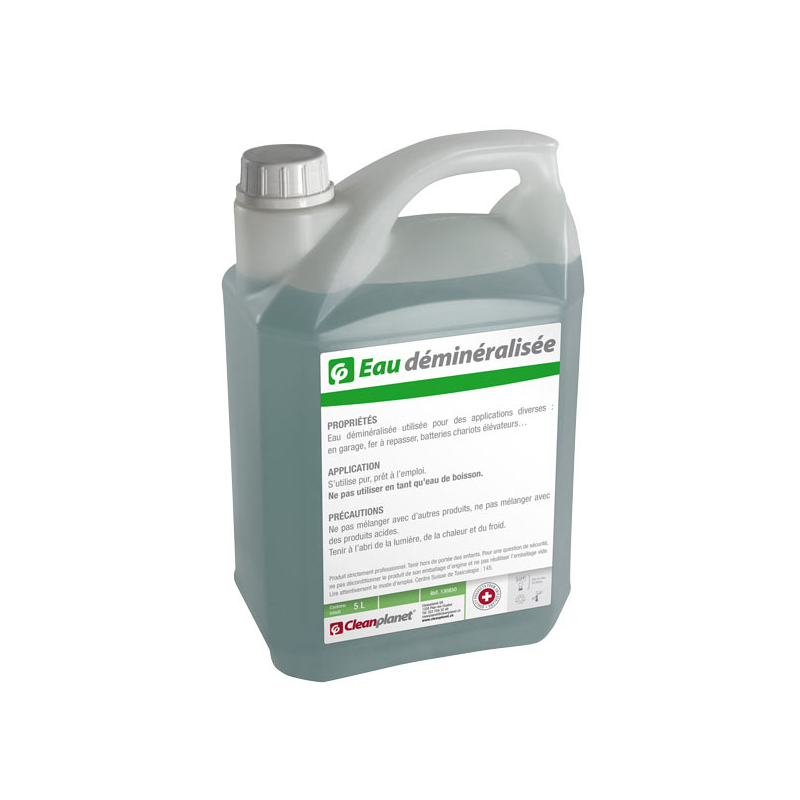 Eau Distillée Démineralisée 5 L Cleanplanet