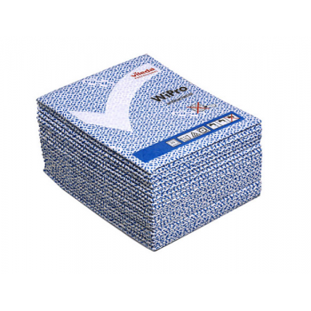 Lavette non-tissée anti-bactérie Wipro bleu vileda 36 x 42 cm - Paquet de 20