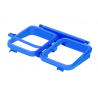 Support bleu de sac plastique 2 x 70 L pour chariot - Unité