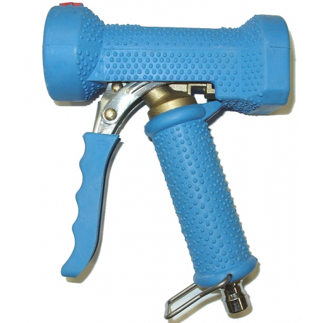 Pistolet anti-choc bleu avec embout rapide pour centrale d'hygiène ref : 510-0021 et 510-0022 - Unité