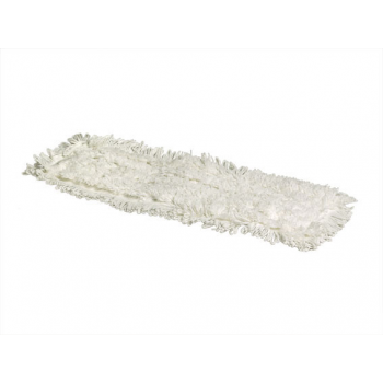 Frange coton bouclée avec poches + attaches 44 x 13 cm - Unité