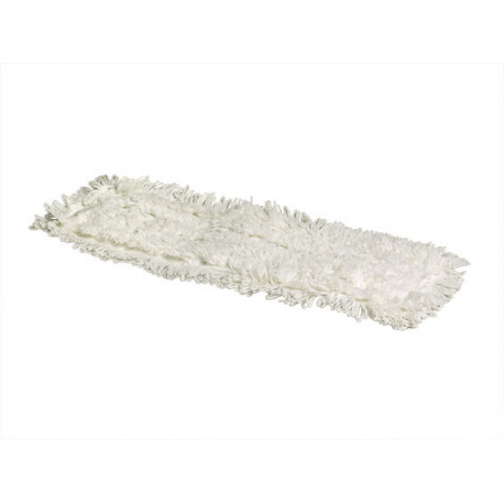 Frange coton bouclée avec poches + attaches 44 x 13 cm - Unité