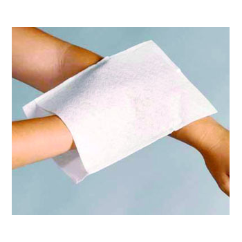 Gant de toilette perméable blanc Medicom - Carton de 20 x 50