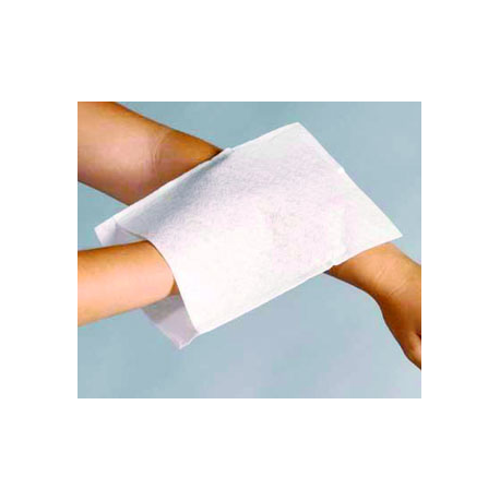 Gant de toilette perméable blanc Medicom - Carton de 20 x 50
