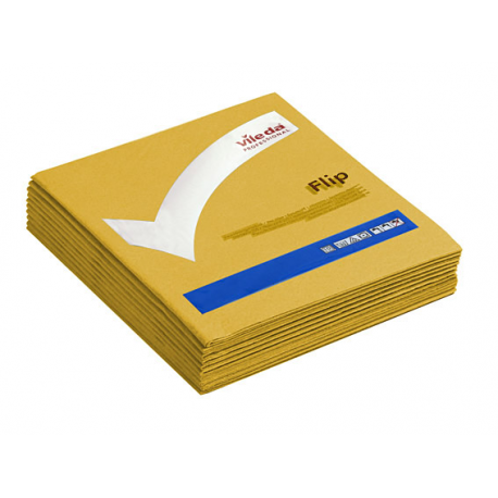 Vlies Tuch PVA Mikrofaser Gelb vileda 38 x 35 cm - Packung mit 5 Einheit