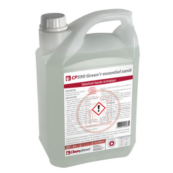 CP590 - Détartrant Liquide Lave-Vaisselle Contact Alimentaire Ecocert - Bidon de 5 L
