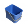 Seau carré bleu avec bec verseur - 9 L - Unité