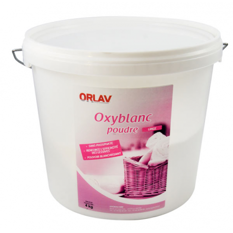 Agent blanchissant en poudre “oxyblanc” - seau de 4 kg