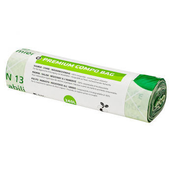 Sac compostable 240 l 25 my - carton de 20 x 5