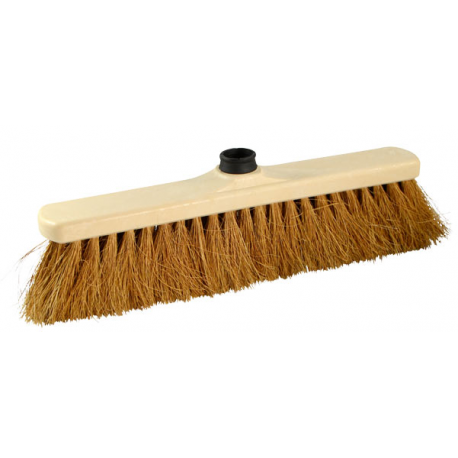 Synthetischer Kokosbesen mit holzhalterung 38 cm ø 24 mm - Einheit