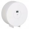 Distributeur métal blanc de papier toilette jumbo - Unité