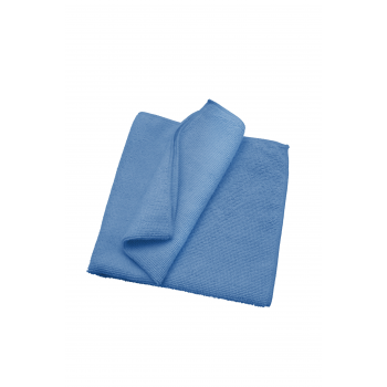 Lavette microfibre spécial vitres bleu 40 x 40 cm - Paquet de 5