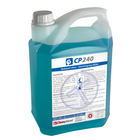 CP240 - Nettoyant vitres et multi-surfaces concentré - Bidon de 5 L