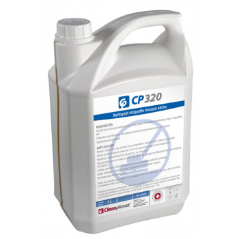CP320 - Nettoyant moquette mousse sèche - Bidon de 5 L