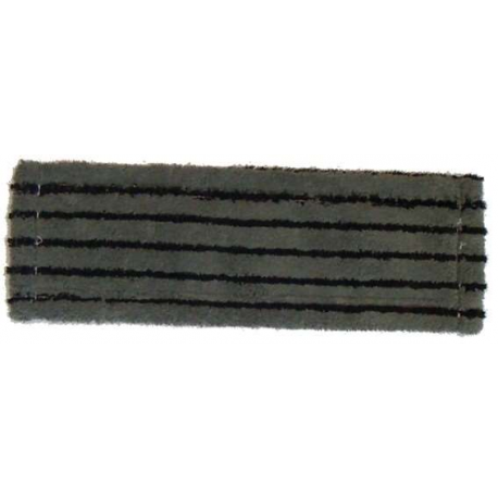 FraFrange microfibre abrasive grise avec poches + attaches 45 x 16 cm - Unité
