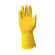 Gant de ménage latex jaune - taille XL - Paquet de 12 paires