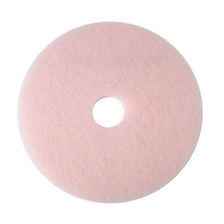 Disque rose pour monobrosse très haute vitesse (lustrage) diam 508 mm - Carton de 5