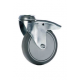Roue metallique pour chariot filetage 40 mm diam 100 mm - unite