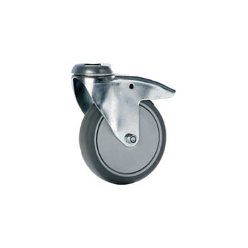 Roue metallique pour chariot filetage 40 mm diam 100 mm - unite