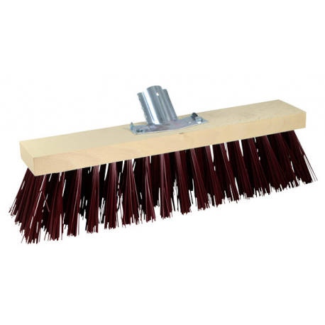 Synthetischer Aussenbesen rot 40 cm ø 28 mm - Einheit