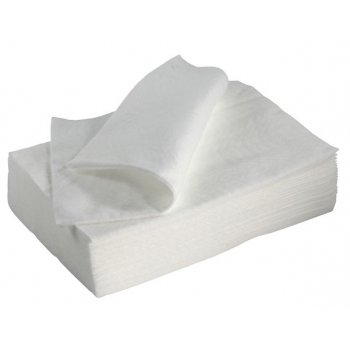 Gaze de lavage jetable blanche 40 x 30 cm - Carton de 16 x 25