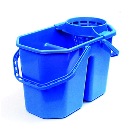Seau rectangle double 2 x 7 L avec cône d'essorage - Unité