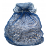 Filet de lavage avec attache bleu 40 x 60 cm - Unité