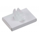 Recharge de pochettes hygiéniques HDPE 15 μm blanc - Carton de 48 x 30