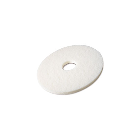 Disque blanc pour monobrosse haute vitesse (lustrage) diam 355 mm - Carton de 5