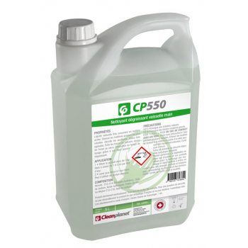 Cp 550 - nettoyant dégraissant vaisselle main 35% ma  - carton de 2 x 5 l