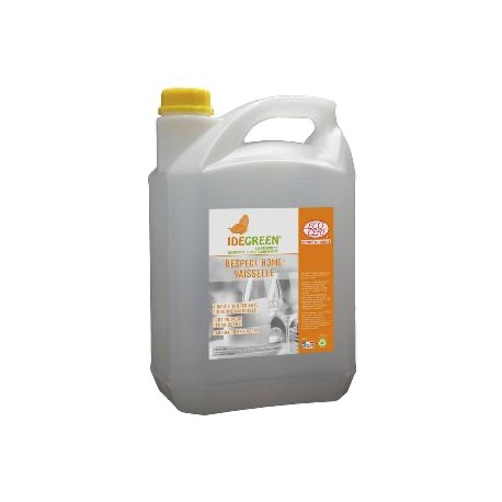 Idegreen - Respect’Home liquide vaisselle main Ecocert - Bidon de 5 L