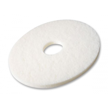 Disque blanc pour monobrosse haute vitesse (lustrage) diam 330 mm - Carton de 5