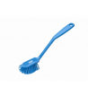 Spülbürste mit Stiel 28 cm mittel hart blau - Einheit
