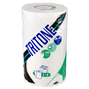 ssuie-tout dévidage central pure ouate Ecolabel 3 plis Celtex - Paquet de 12 x 220 F